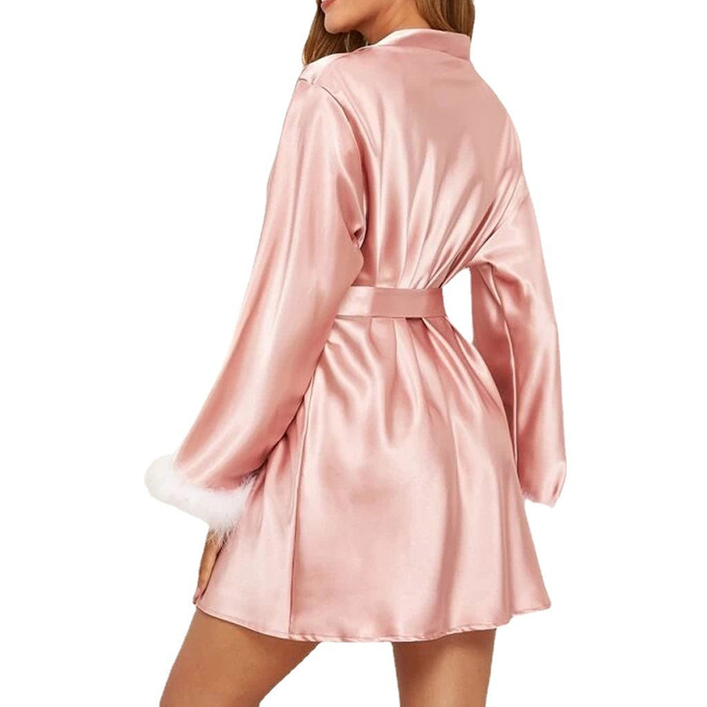 Women's European And American Pajamas Home Sexy Temptation Lace