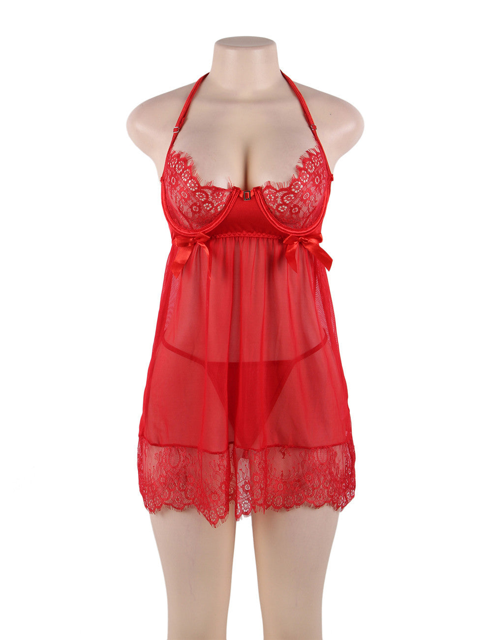 Perspective Tulle big chest attractive suit