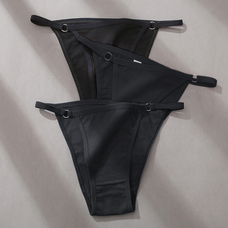 Women's Low Waist Ring Sexy Shorts