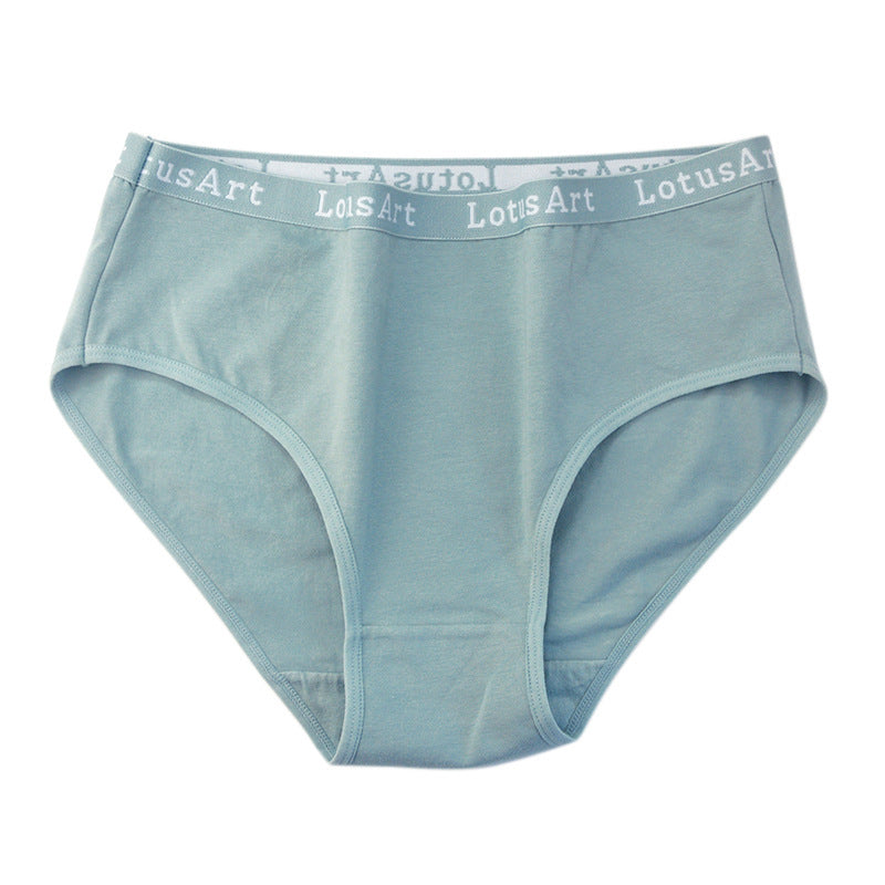 Women's Plus Size Cotton Mid-high Waist Underwear