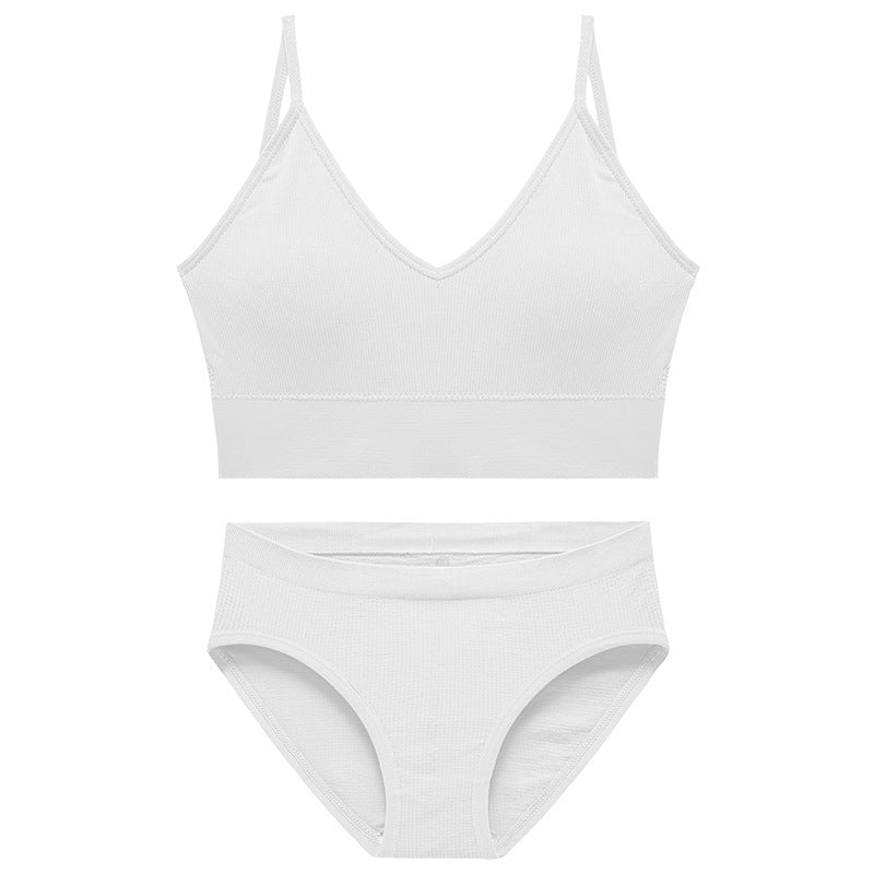 Women's French Underwear Without Steel Ring Small Breasts Gather