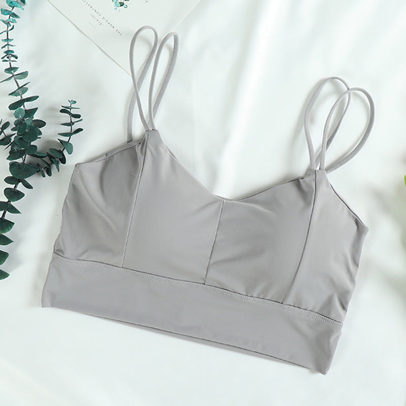 Ice silk beauty back strap underwear