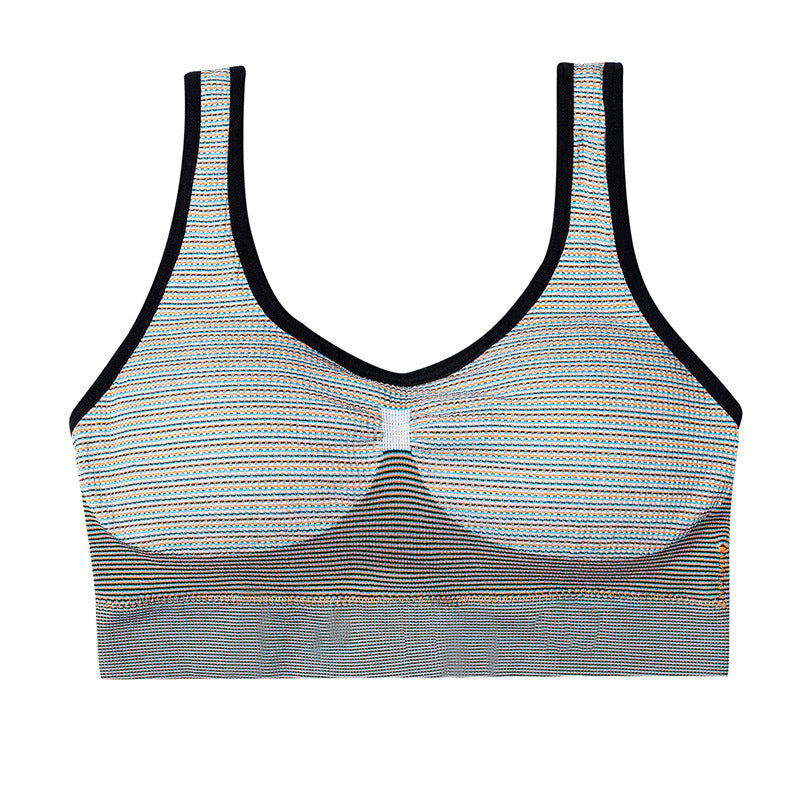 Thread Large U Beauty Back Exercise Underwear Seamless Wrapped Chest Gathered Wireless Bra