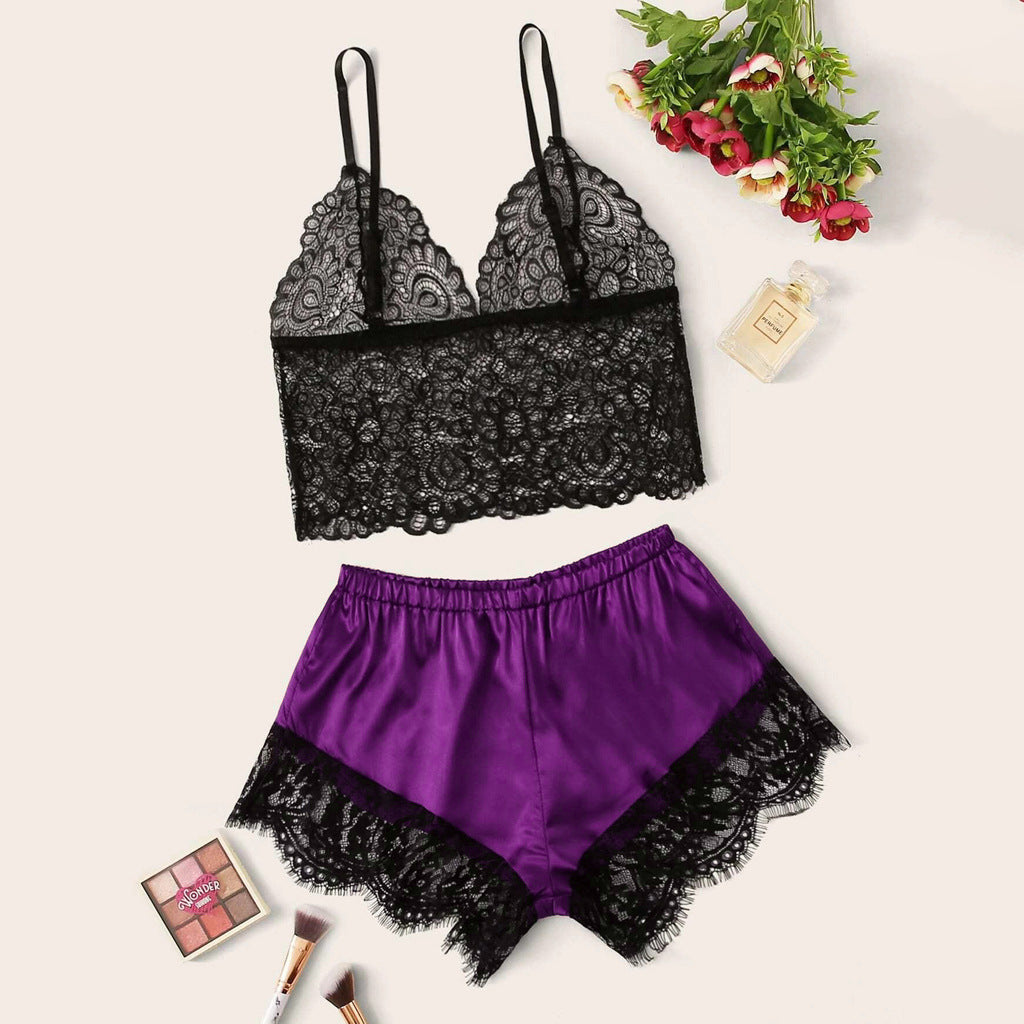 Lace pajamas home service