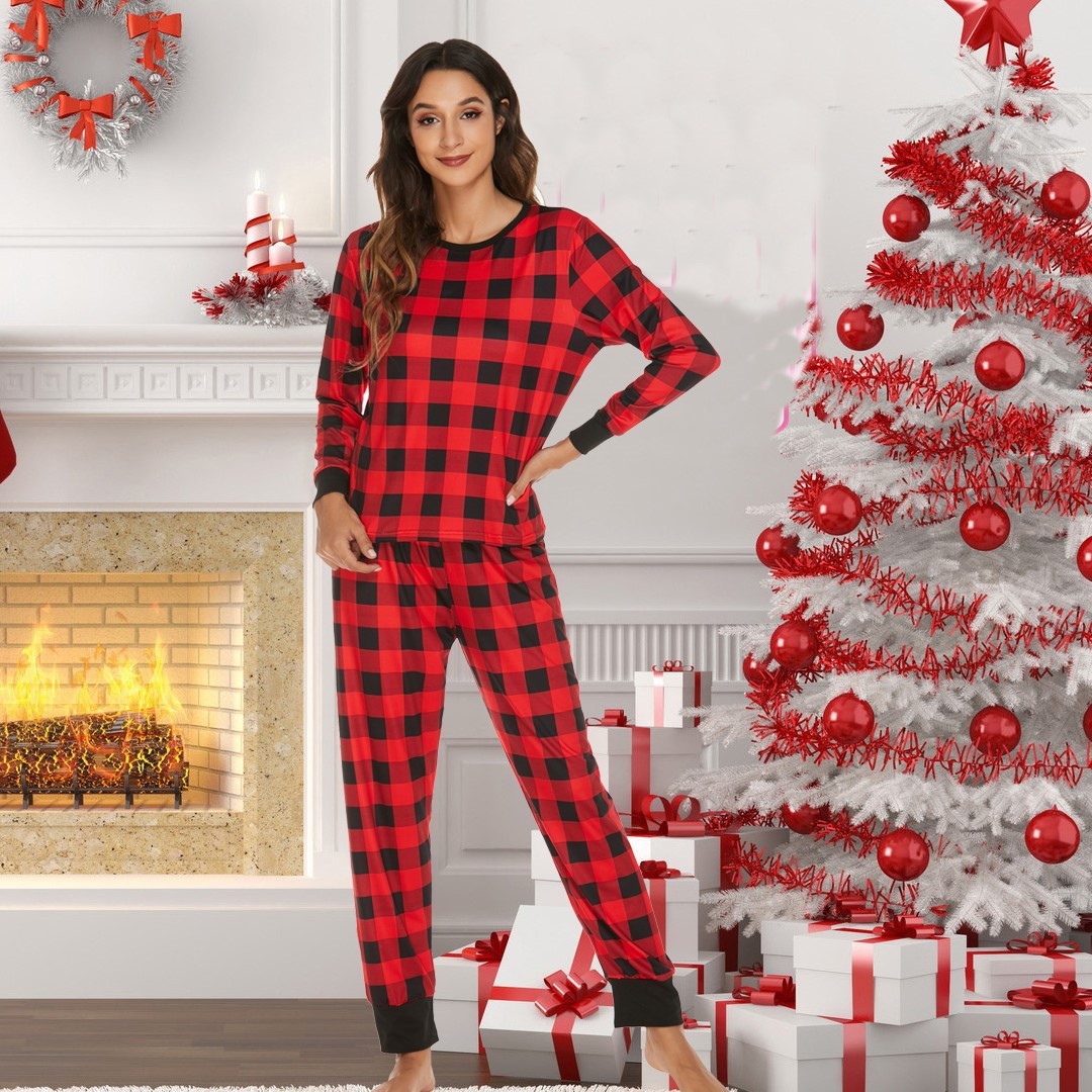 Home Clothes Set Pajamas Female Autumn And Winter Tie-dye Long-sleeved Trousers