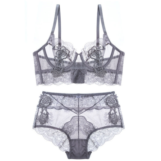 Lace ultra-thin underwear set