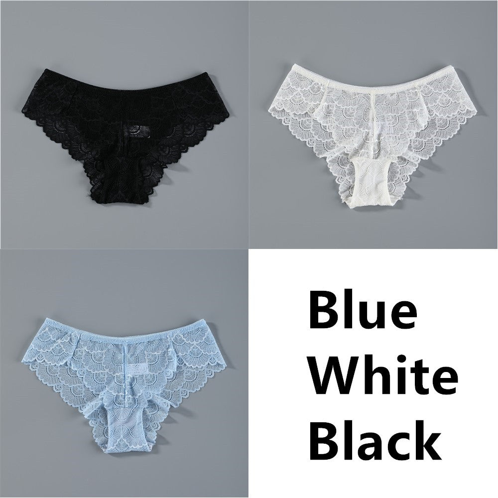 Transparent Sexy Seamless Briefs Mesh Ladies