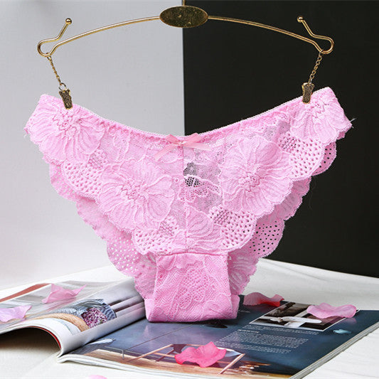 Stylish Sexy Hollowed Out Lace Shorts
