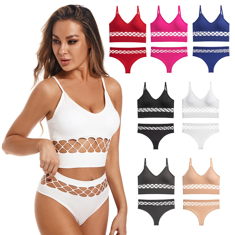 Women's Hollow Underwear Suit