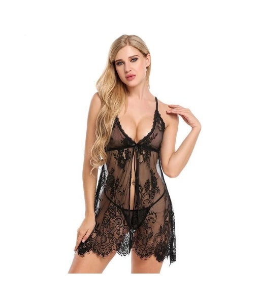 Sexy lace pajamas