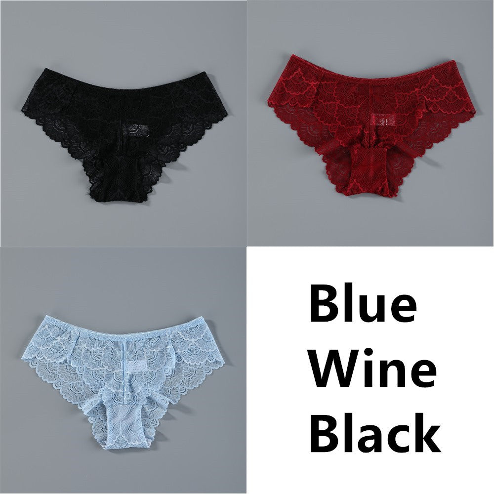 Transparent Sexy Seamless Briefs Mesh Ladies