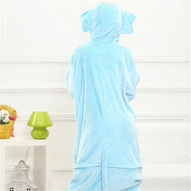 Elephant cartoon animal piece pajamas