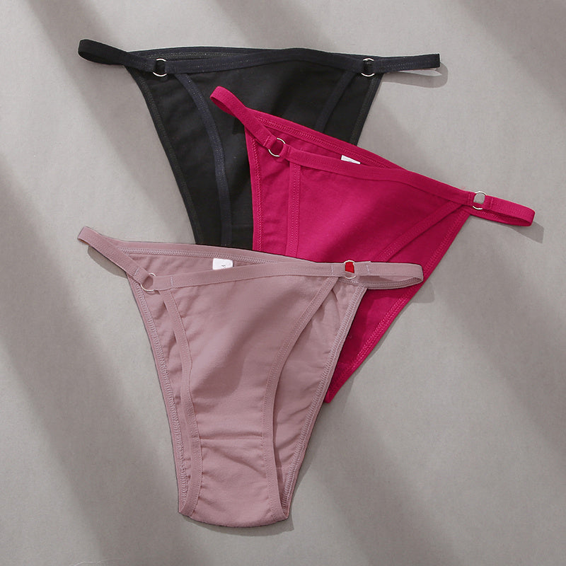 Women's Low Waist Ring Sexy Shorts