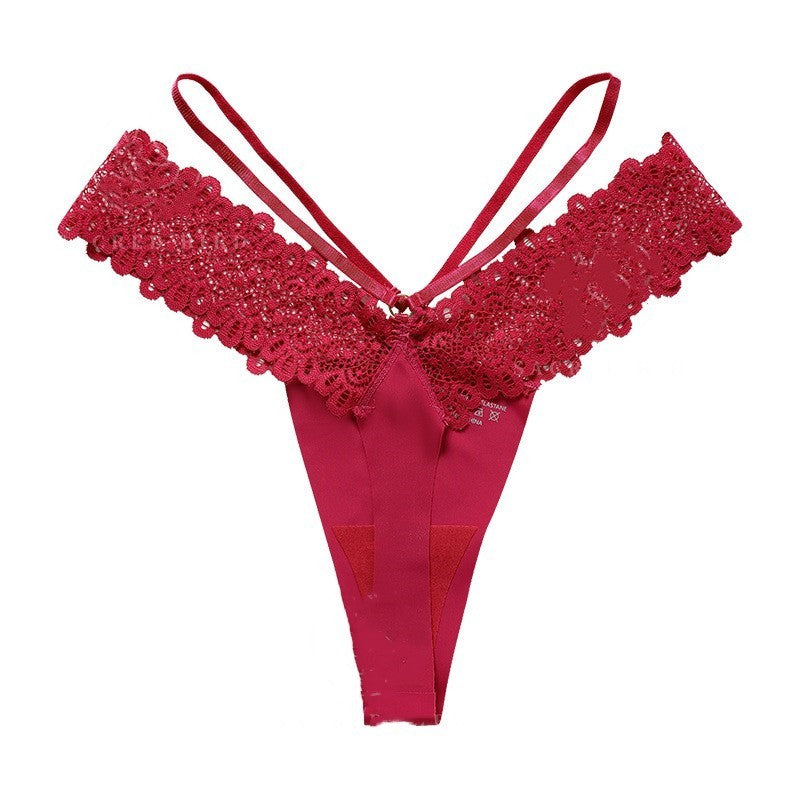Lace Stitching Seamless Ice Silk Quick-drying Sports Underwear