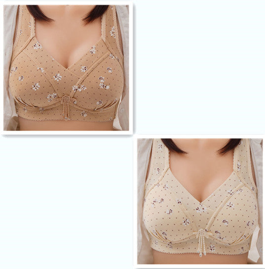 Large Size Bra Thin Anti-sagging Breast-collecting Underwear