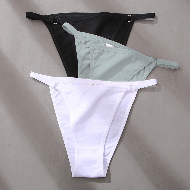 Women's Low Waist Ring Sexy Shorts