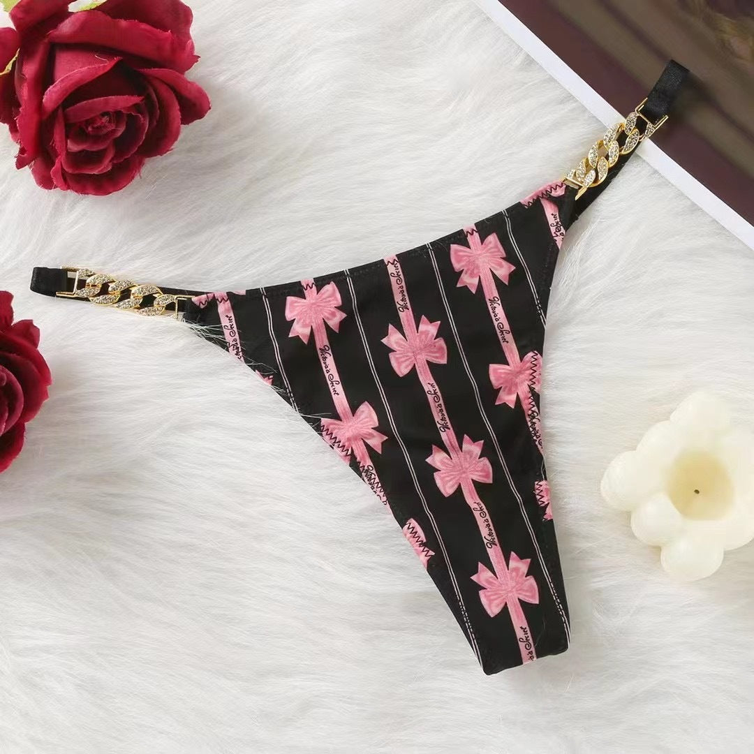 Thongs Panties Hollow Out Attractive Victoria Underwear
