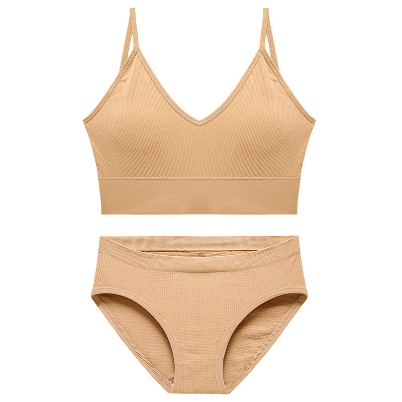 Women's French Underwear Without Steel Ring Small Breasts Gather