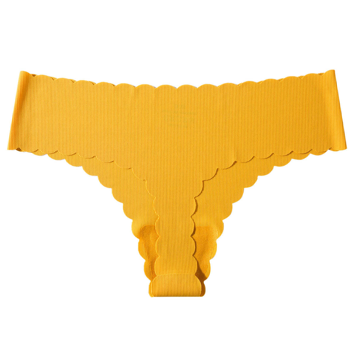 Ice Silk Seamless Wavy Edge T-back Female Plus Size