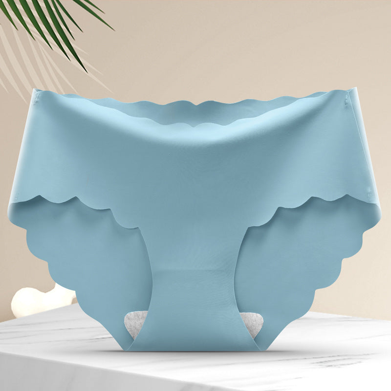 Non-Marking Underwear Women'S Antibacterial Pure Cotton Crotch Breathable Less Ladies Triangle Shorts