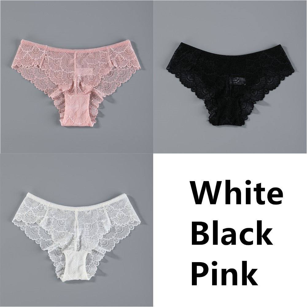 Transparent Sexy Seamless Briefs Mesh Ladies