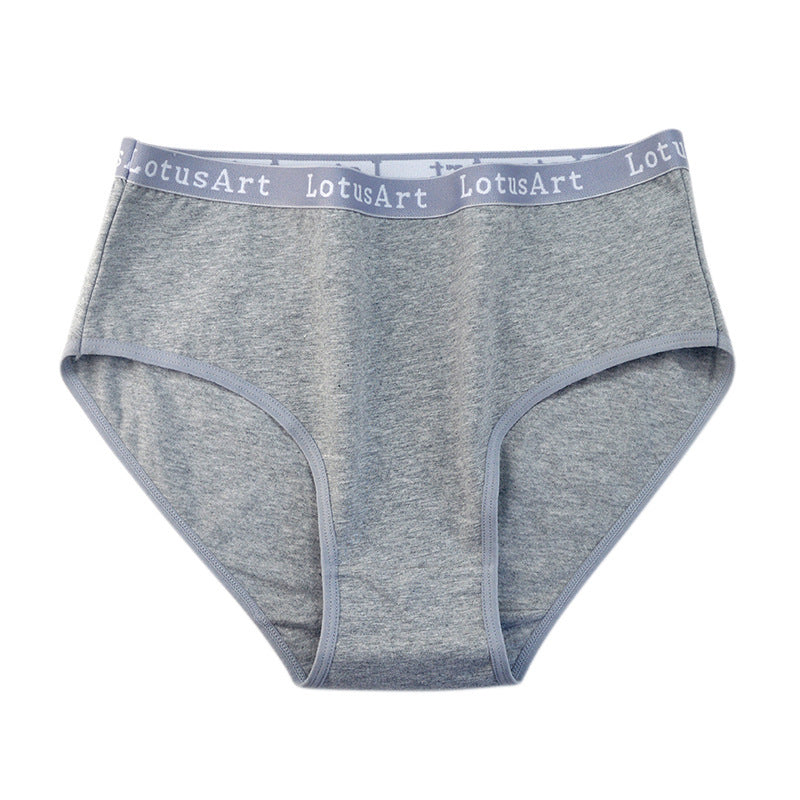 Women's Plus Size Cotton Mid-high Waist Underwear