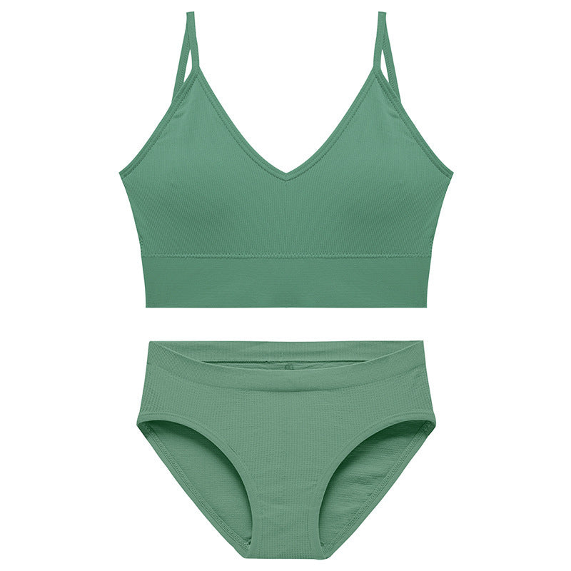 Women's French Underwear Without Steel Ring Small Breasts Gather