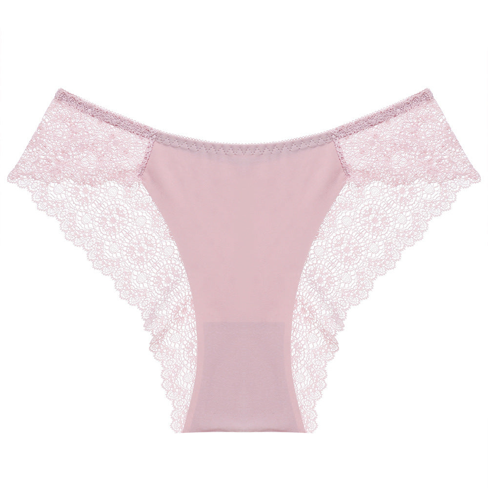Exquisite Embroidery Gorgeous Transparent Pure Desire Low Waist Panties