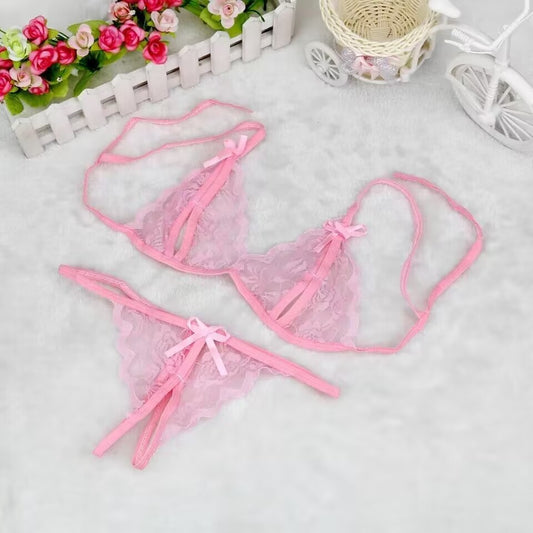 Cute See-through Outerwear Three-point Suit Passion