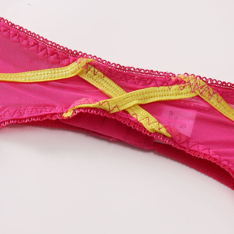 Garter Mesh Panel Body Sculpting Split Suit