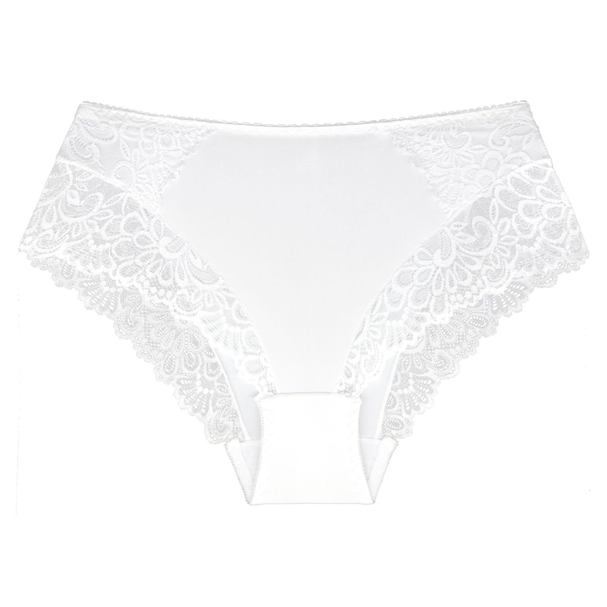 Lace Plus Size Women's Triangle High Waist Underwear
