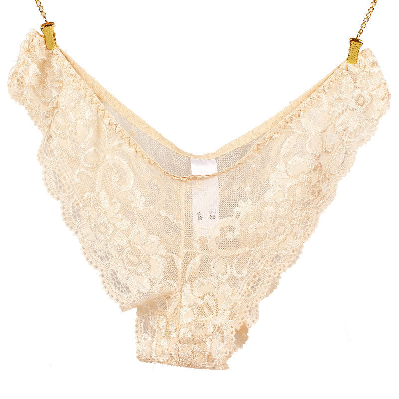 Low Waist Triangle Lace Women's Panties