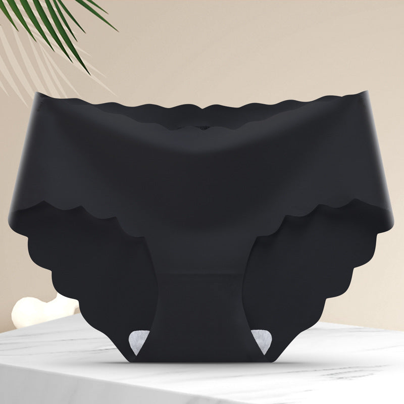 Non-Marking Underwear Women'S Antibacterial Pure Cotton Crotch Breathable Less Ladies Triangle Shorts