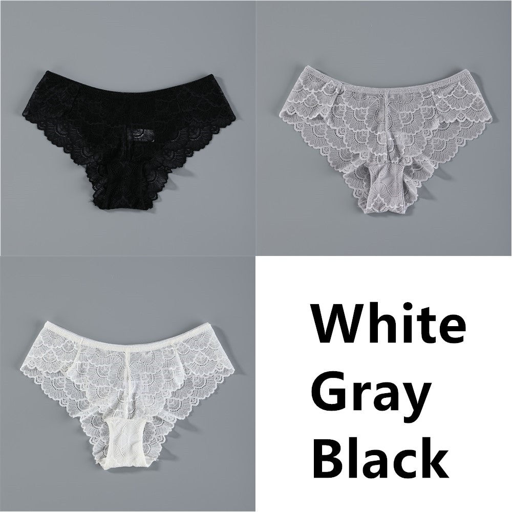 Transparent Sexy Seamless Briefs Mesh Ladies