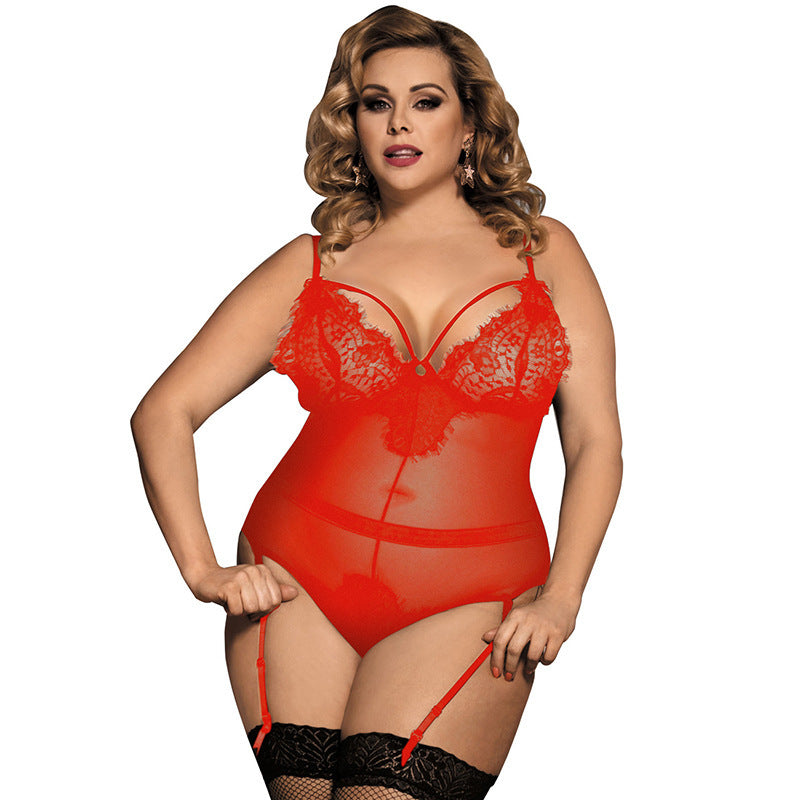 Garter lace sexy pajamas