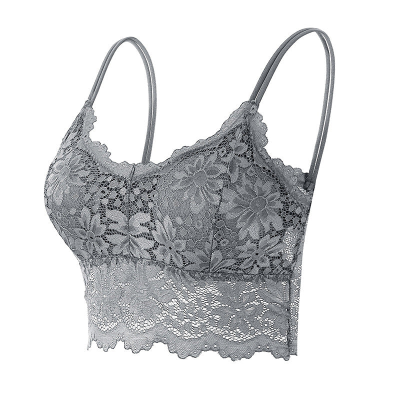 Anti-glare Lace Beautiful Back Strap Wrap Chest Underwear