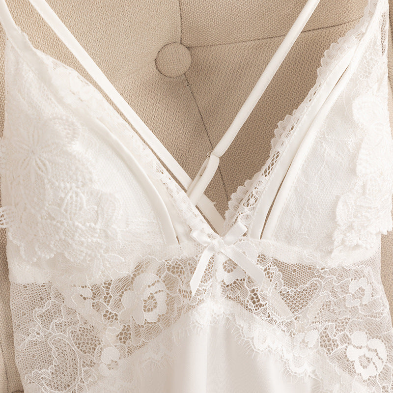 Women's Pajamas Summer Ice Silk Sling
