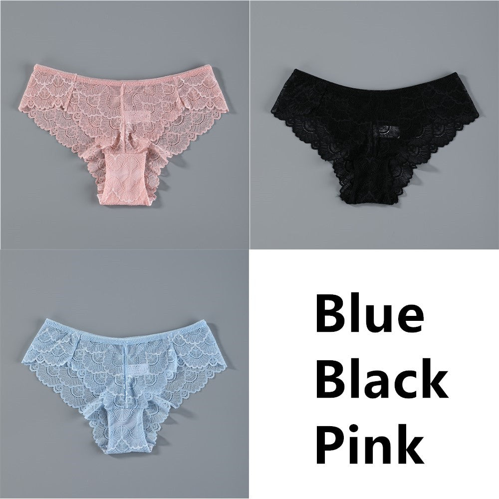 Transparent Sexy Seamless Briefs Mesh Ladies