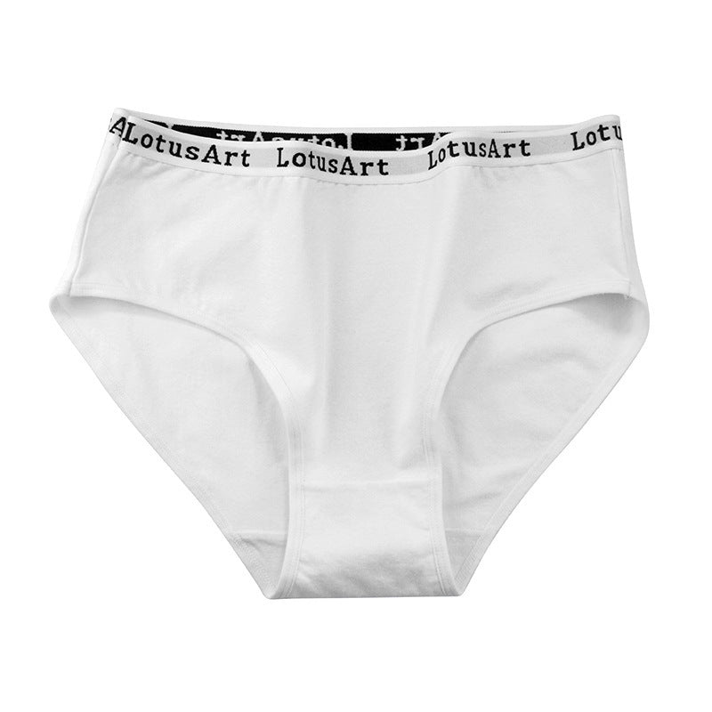 Women's Plus Size Cotton Mid-high Waist Underwear
