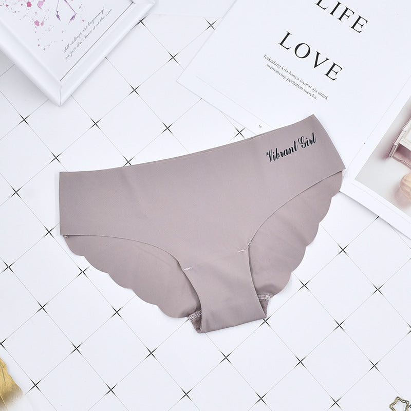 Low Waist Women's Sexy Seamless Ice Silk Bottoms