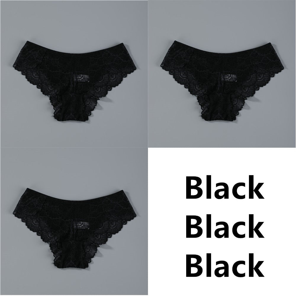 Transparent Sexy Seamless Briefs Mesh Ladies