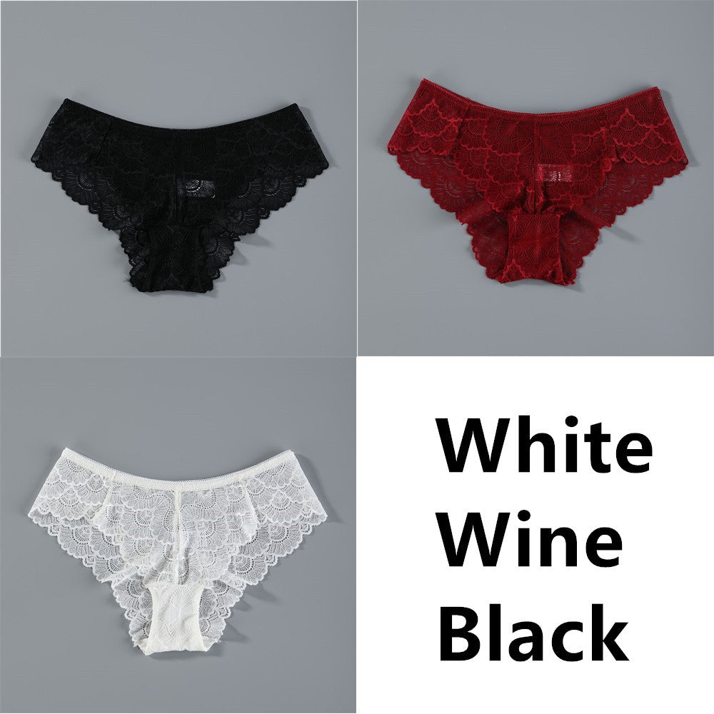 Transparent Sexy Seamless Briefs Mesh Ladies