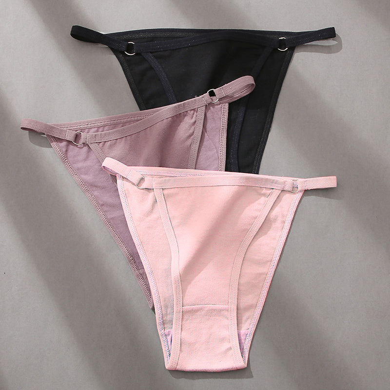 Women's Low Waist Ring Sexy Shorts