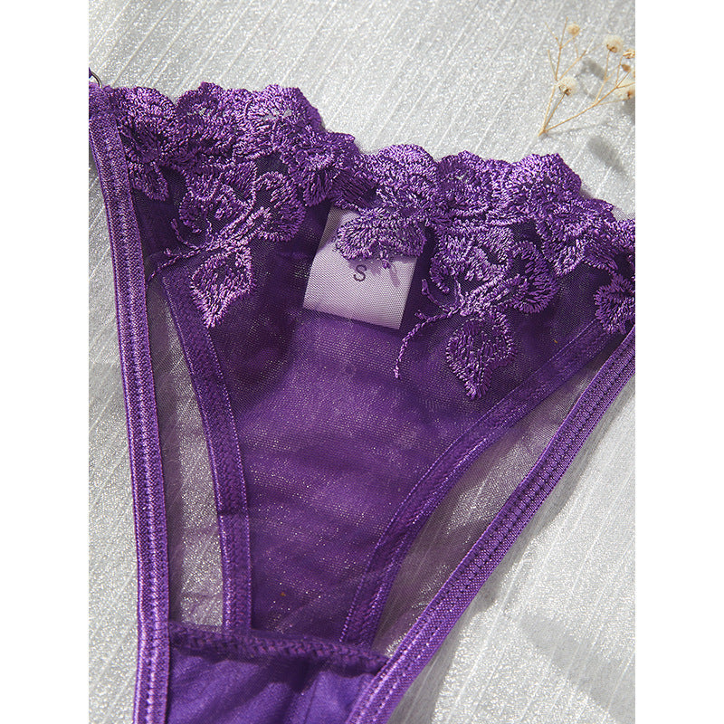 Women's Lace Suit Purple Bra