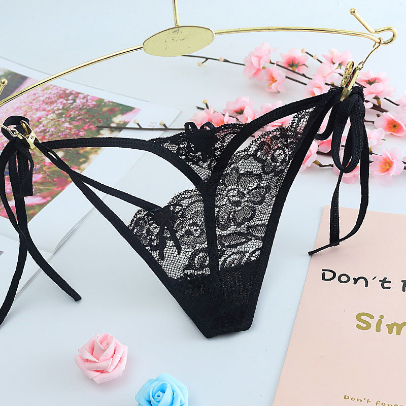 Ladies Sexy Underwear Lace Super Transparent Sexy Low Waist