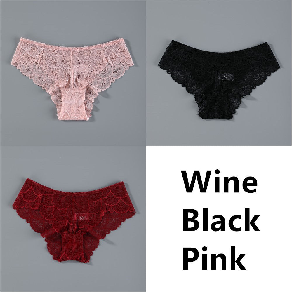 Transparent Sexy Seamless Briefs Mesh Ladies