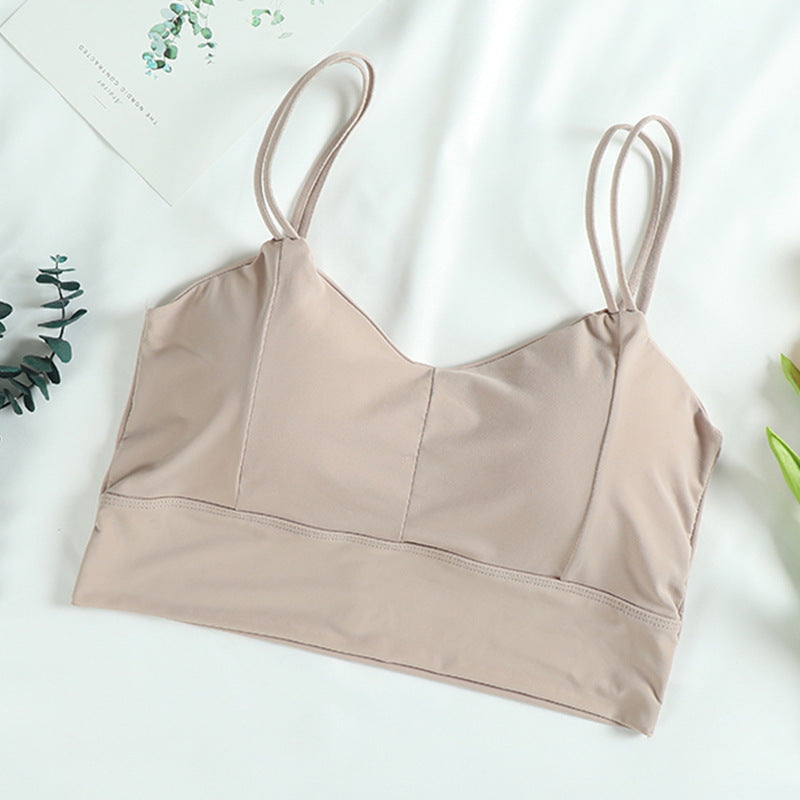 Ice silk beauty back strap underwear