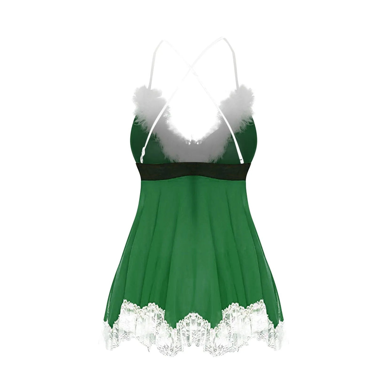 Sling Short Sheer Mesh Pajamas