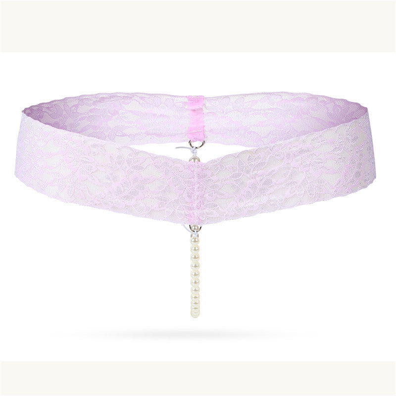 Women's Open Pearl T-shaped T-shaped Panties