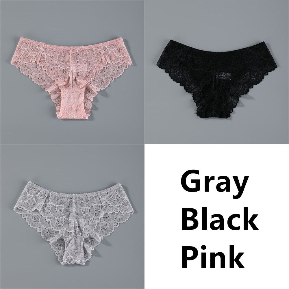 Transparent Sexy Seamless Briefs Mesh Ladies